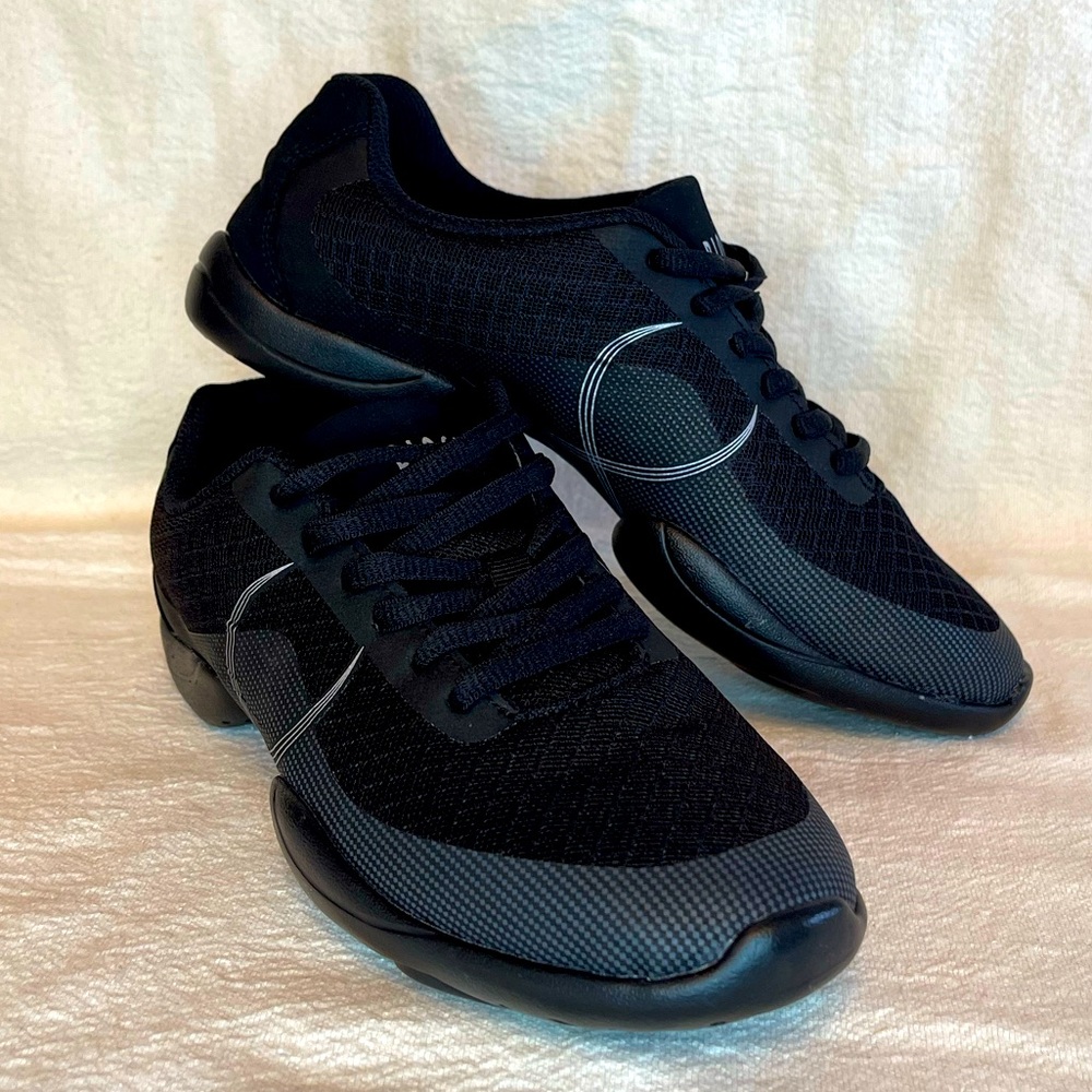 Bloch Ladies Troupe Dance Sneakers 9.5w Black